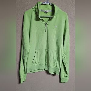 GUC‎ Green Pink 3/4 Zip Hoodie